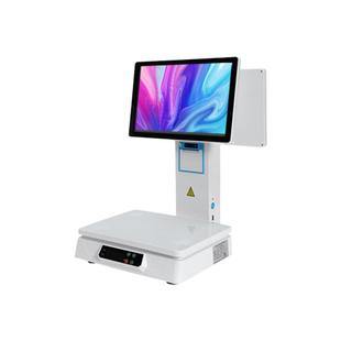 AI智能识别收银机生鲜水果蔬菜零食店超市称重收银一体机餐饮饭店扫码点餐支付收款机会员管理收款系统