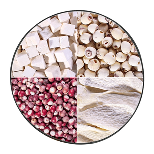 莲子芡实山药茯苓四神汤茶包祛小儿湿健儿童脾胃养乾隆四神汤材料