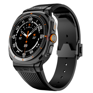 适用三星手表表带高拉力硅胶Samsung Galaxy Watch Ultra折叠watch8ultra表带47mm智能原装WatchUltra手表带