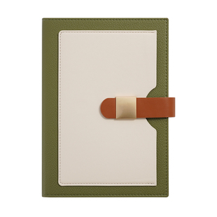 笔记本本子2025年新款皮质a5横线本商务工作记事本办公记录本加厚简约大学生考研笔记本礼盒套装可定制印logo