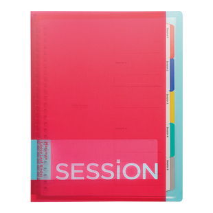 日本maruman满乐文session可拆卸活页本B5大容量A4学生记事笔记本