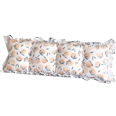 现代风长靠枕简约靠垫纯棉