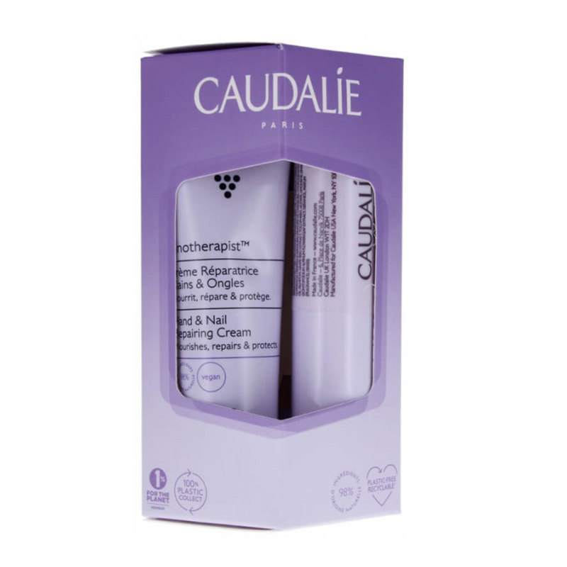法国本土Caudalie欧缇丽大葡萄护手霜30ml护手润唇膏套装保湿滋润