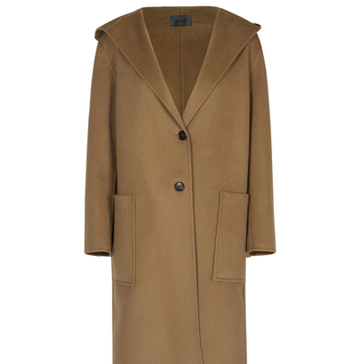 高级感长款毛呢外套LESS山羊绒