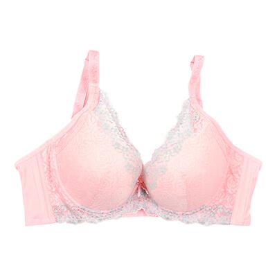 甜美风聚拢调整型上托少女文胸罩