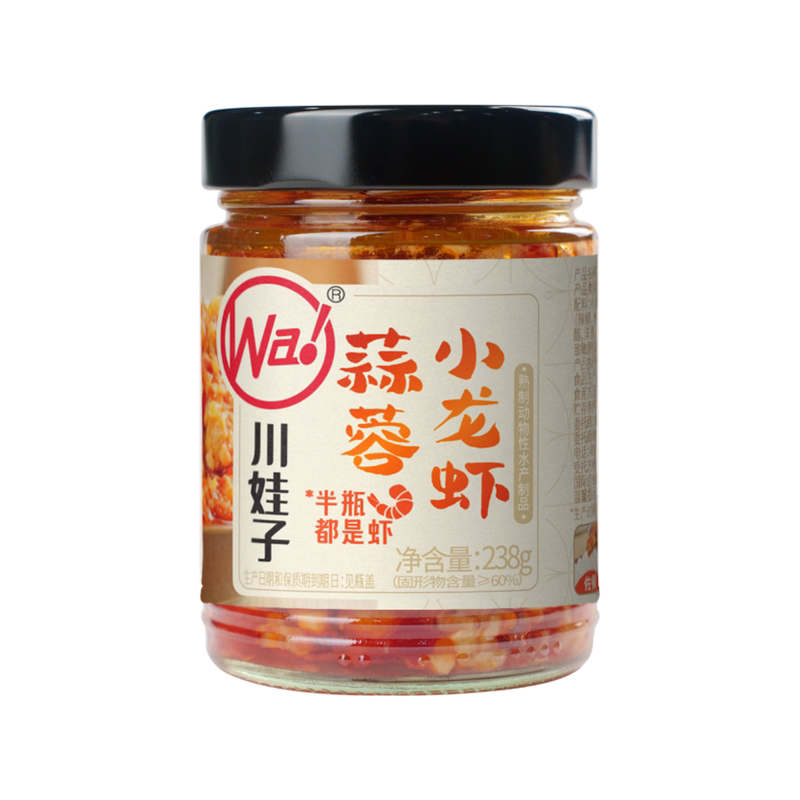川娃子蒜蓉小龙虾酱虾尾添加50%