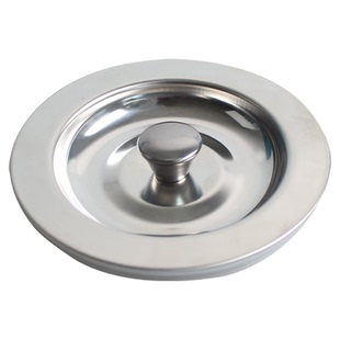 天力SUS304不锈钢洗菜盆下水器常用盖子 8.8厘米 硅胶垫圈QS030