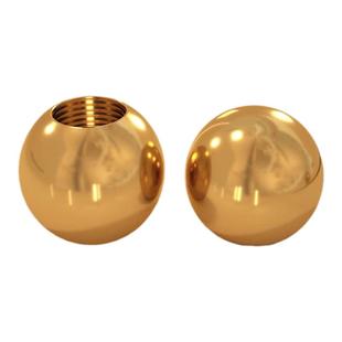 黄铜圆球螺母内牙枝帽光头帽黄铜花堵头螺帽装饰灯具灯饰螺丝钉帽