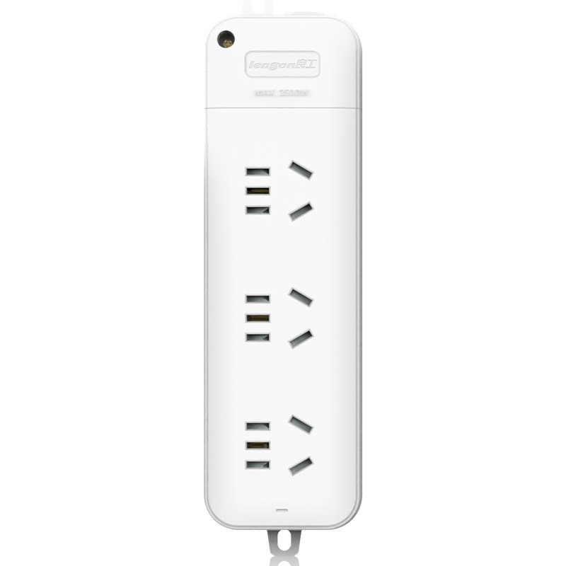 良工光纤箱家用排插弱电箱插座无线插线板信息箱插排不带线