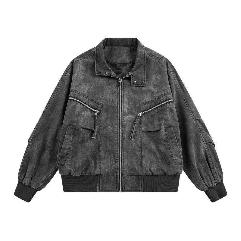 【新品】立领牛仔外套男春秋夹克