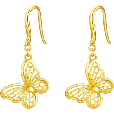 赛菲尔心悦系列耳饰婚嫁蝴蝶