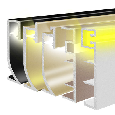 发光LED铝合金发光踢脚线