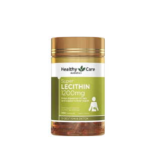 HealthyCare大豆卵磷脂hc软胶囊中老年血管血脂180粒澳洲进口正品