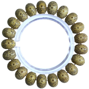 海南星月菩提正月苹果珠手串13x9mm单圈手持男女手链原生态菩提子