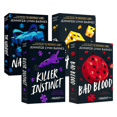 The Naturals 1-4  Killer Instinct All In 天才 1-4 犯罪悬疑 英文章节书 青少年课外读物 英文原版进口图书