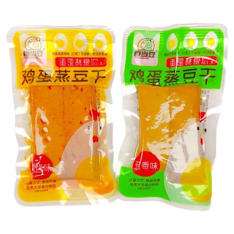 香当豆五香烧烤鸡蛋蒸豆干
