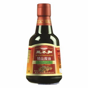 三不加精品酱油500ml纯粮酿造未加任何食品添加剂佐餐凉拌烹调