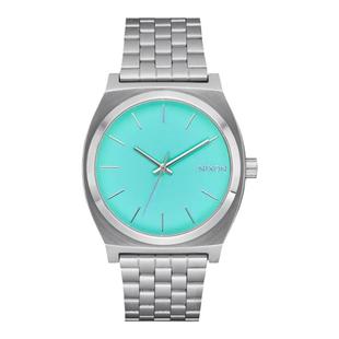 代购Nixon尼克松复古方形湖蓝色小清新情侣男女石英表 A0452084