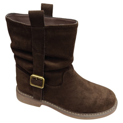 平底软底堆堆靴复古高级感马丁靴