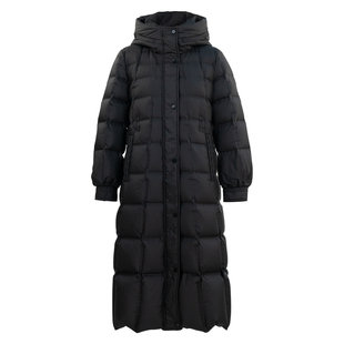 HONRN/红人长款显瘦连帽鸭绒面包服羽绒服外套冬季女款HK59YR064