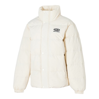 斯凯奇男款女款冬季2025新款防寒保暖羽绒服潮流立领上衣休闲外套