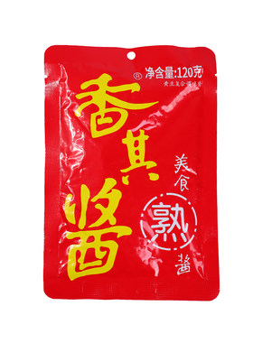 香其酱东北熟酱黄豆酱120g*10袋