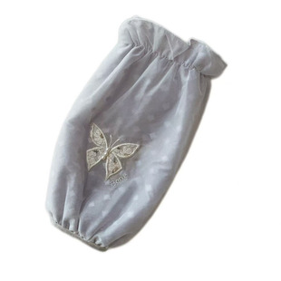 蕾丝袖套女成人学生护袖羽绒服高颜值韩版网纱柔软防脏办公室工作