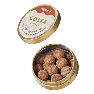 COSTA咖啡糖黑咖啡特浓提神口香开车犯困薄荷糖VC含片硬糖润喉糖