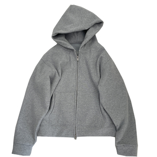 简约休闲加绒连帽休闲开衫卫衣女！秋冬百搭加厚双头拉链保暖外套