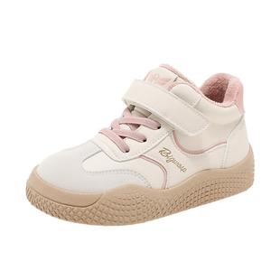 大黄蜂童鞋儿童加绒二棉鞋2025冬季新款女童板鞋中高帮防滑男童鞋