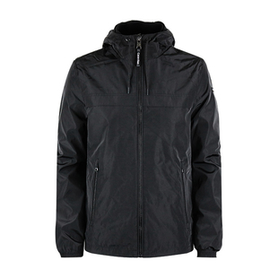 CALVIN KLEIN卡尔文克莱恩CK男背后字母款连帽防风雨夹克外套现货