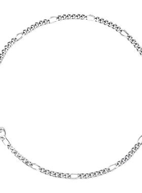 EBYG拼接潮酷项链男嘻哈小众设计感欧美个性毛衣链送男友礼物