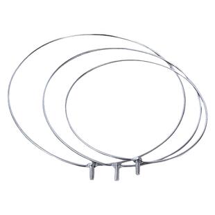 不锈钢抄网头实心抄网圈螺丝8mm通用不可折圈大物网头钓鱼网抄子