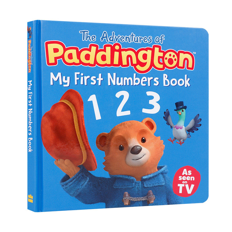英文原版进口《帕丁顿历险记》我的第一个数字THE ADVENTURES OF PADDINGTON: MY FIRST NUMBERS低幼儿童数字启蒙英语绘本纸板书