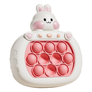 儿童按按乐速推小玩具解压益智思维训练游戏机闯关掌上打地鼠捏捏