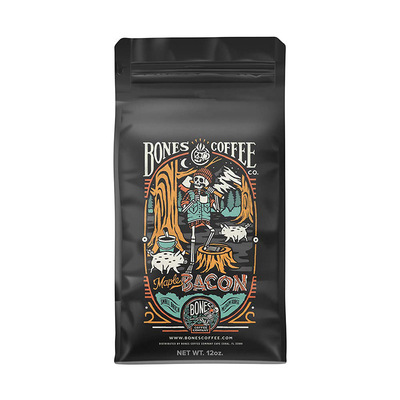 白骨咖啡枫香培根中度烘焙咖啡豆