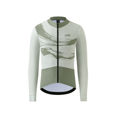 UKE骑行服秋冬男抓绒防寒长袖