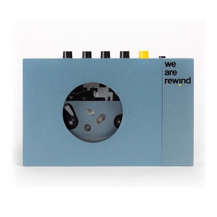 We Are Rewind便携式卡带播放器迷你插卡音箱复古音响设备唱戏机