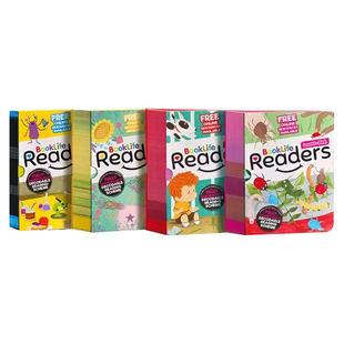 小蝌蚪点读书绘本英语自然拼读教材Booklife Readers分级阅读解码书英文原版进口绘本英国母语CVC音素字母卡片phonics书籍组合读物