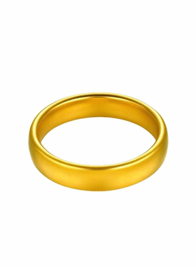 古法手工金包银实心手镯女款