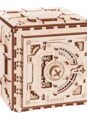 木质拼插模型有格3d立体拼图14岁