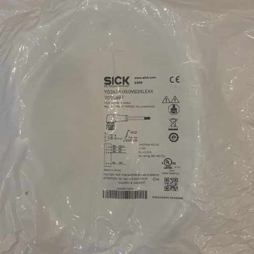 议价SICK西克接插件连接线YG2A14-050VB3XLEAX原装全新正品M12弯