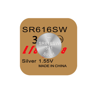 321原装SR616SW手表电池适用天梭铁达时浪琴DW欧米茄阿玛尼依波石英表表SR65纽扣电子1.55V钮扣通用