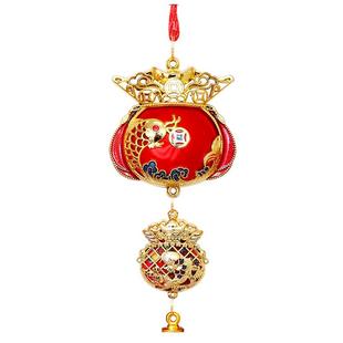 小葫芦钱袋新年挂饰春节灯笼挂件过年小灯笼元旦装饰乔迁之喜布置