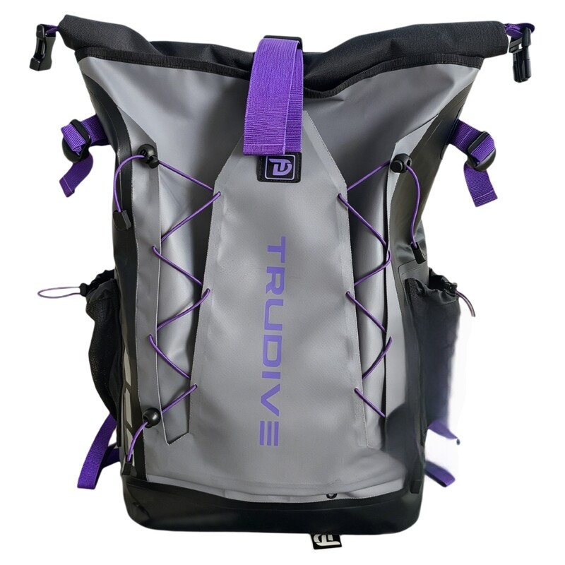 睿潜防水双肩潜水脚蹼包25L