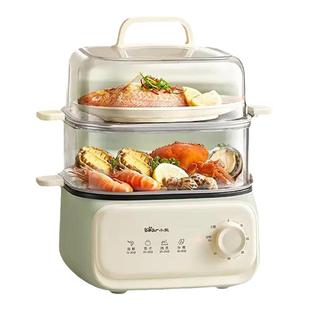 小熊电蒸锅多功能家用炖蒸煮一体锅三层小型早餐机蒸笼蒸箱蒸汽锅