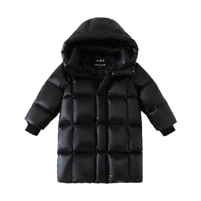 中长款超厚儿童极寒童装羽绒服