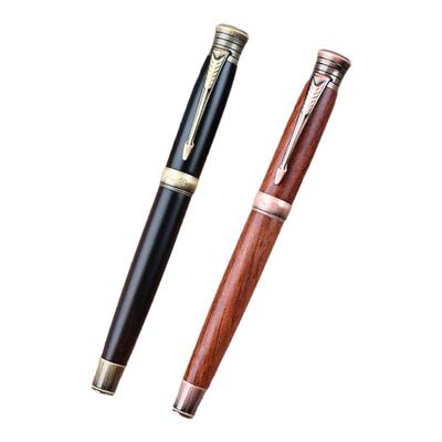 墨小生永生红檀/黑檀0.7弯尖钢笔