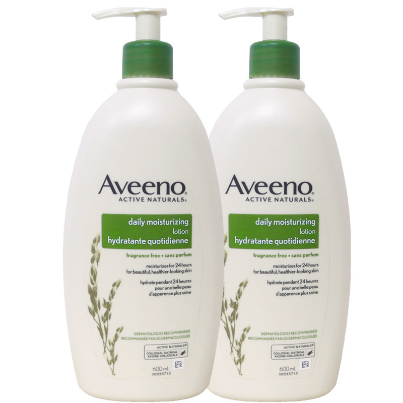 【2瓶】Aveeno艾惟诺/艾维诺身体乳温和燕麦润肤乳无香正品旗舰店