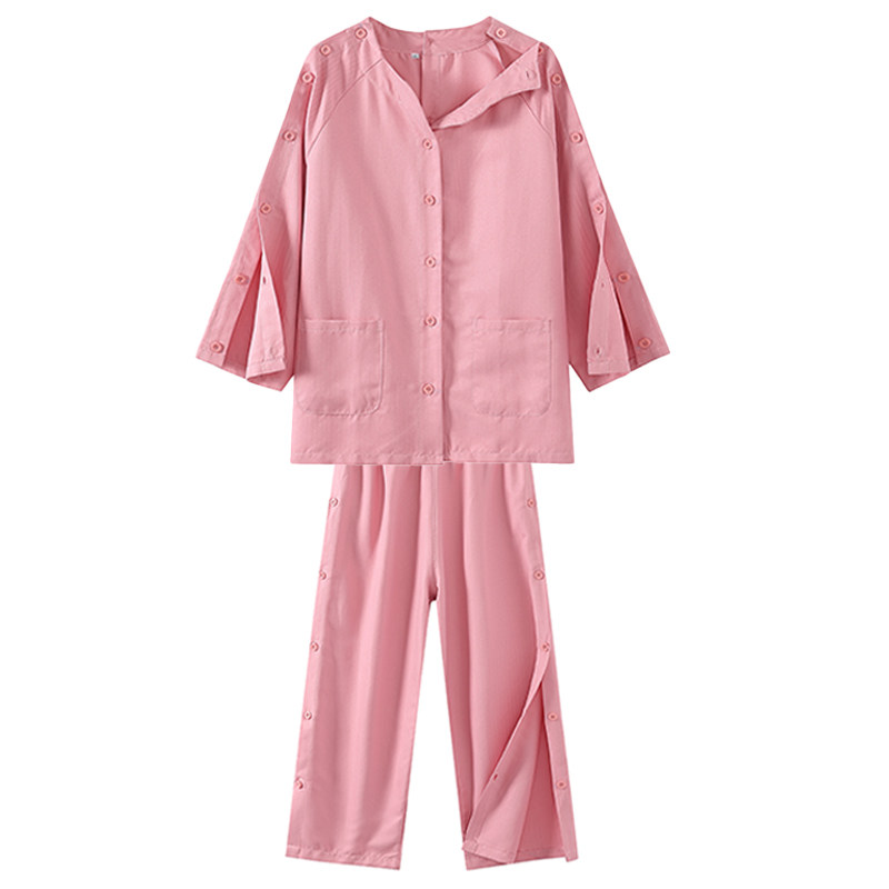 秋冬长款开扣艾灸理疗服